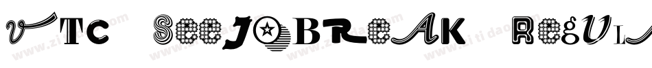 VTC SeeJoBreak Regular字体转换